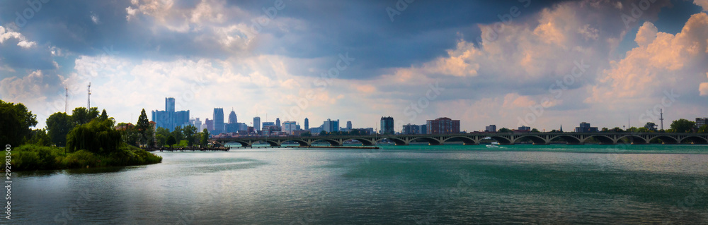 Detroit City From Belle Isle