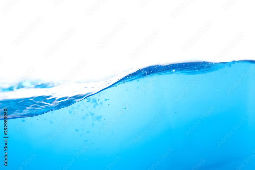 Water splash with bubbles of air, isolated on the white background. Water splash with bubbles of air, isolated on the white background.