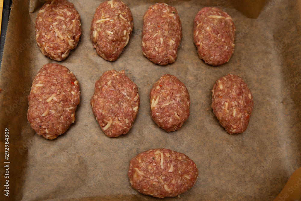 Raw chickpeas from cuts prepared for cooking. Meat family. Raw chickpeas from cuts prepared for cooking. Meat family.
