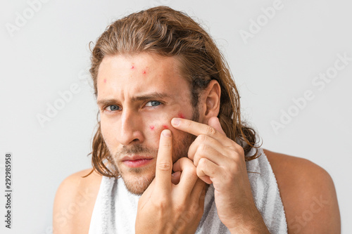 Portrait of young man with ...