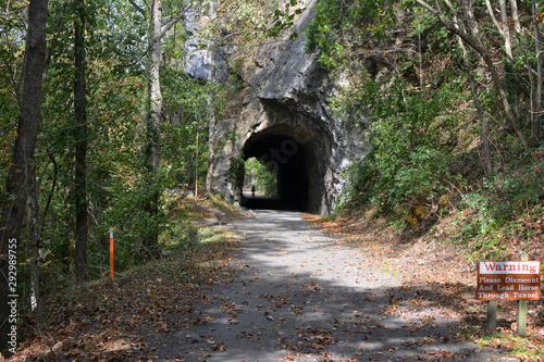 Tunnel along the New River Bike Trail in southwest Virginia