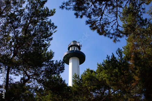 Dueodde Lighthouse, Bornholm, Denmark photo