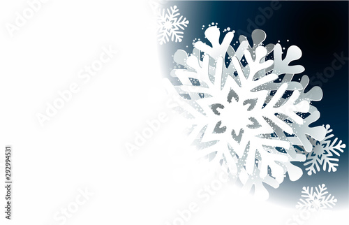 Christmas abstract background  with snow