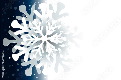 Christmas abstract background  with snow