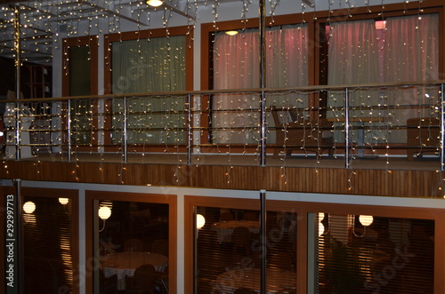 Ship cafe illumination decoration