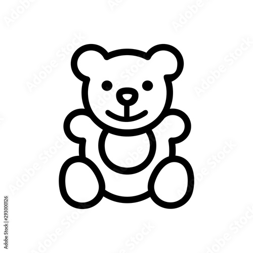 Teddy bear icon