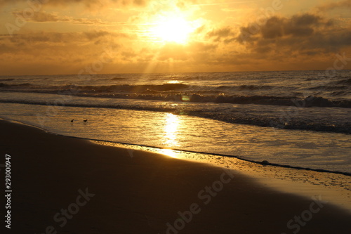 Sunrise on the beach