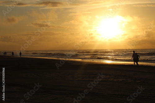  Enjoying the Sunrise on the beach
