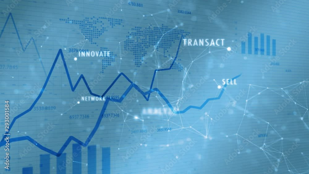 Modern business network charts on artistic shiny animation background. Modern business network charts on artistic shiny animation background.