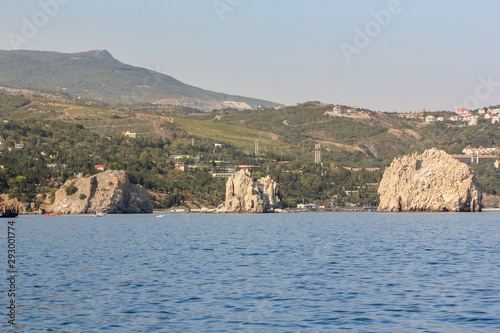 View of the cliffs of Adalara.