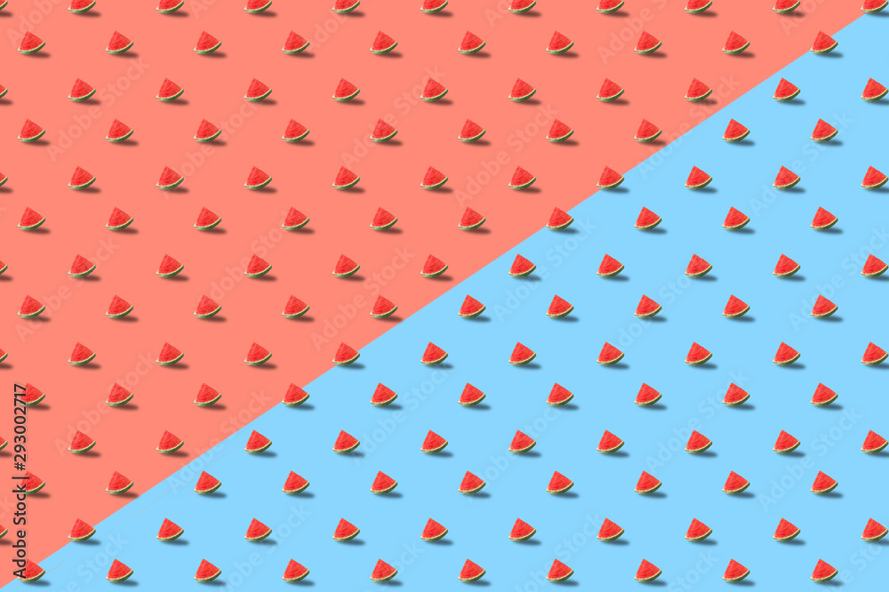 Obraz premium Trendy Pattern done with summer fruits background