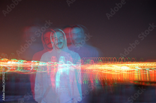 photo moved on the beach