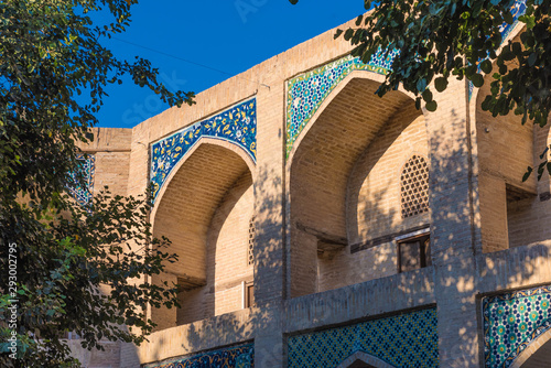 Detail of Kukeltash Madrasah Bukhara photo