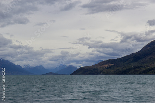 View of lake Wakatipu from a boat, Queenstown © Tomtsya