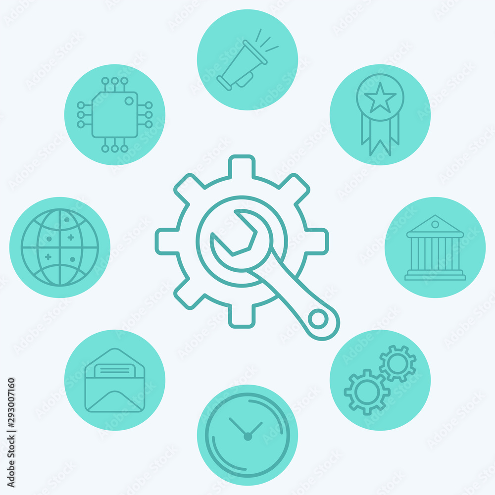 Configuration vector icon sign symbol Configuration vector icon sign symbol