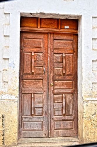 Old  wooden door vintage