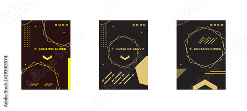 Design of editable social network post templates. for marketing on social media. frames, stories in puzzles, backgrounds, banners, vector illustration elements