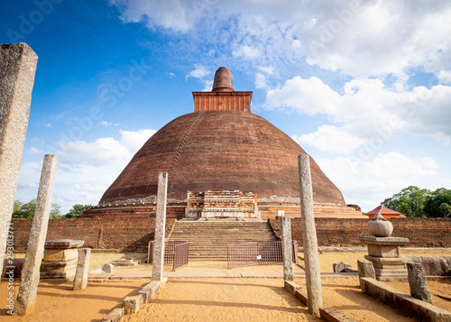 Jetavana Dagoba is one of the central landmarks in the sacred world heritage city of Anuradhapura, photo