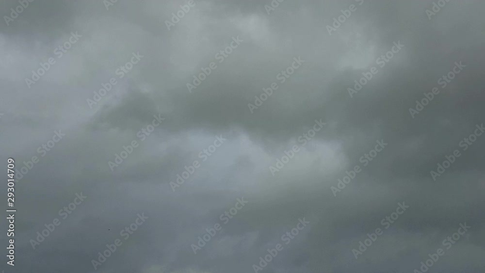 Time lapse line of airplanes flying across the raining cloudy sky Time lapse line of airplanes flying across the raining cloudy sky