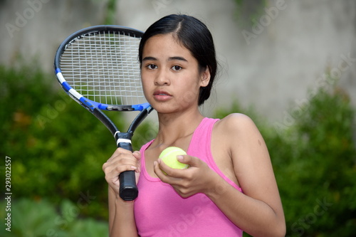 An An Unemotional Sporty Filipina Person © dtiberio