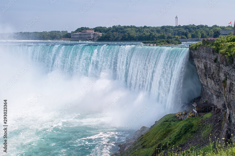 Horseshoe Fall, Niagara Falls during a beautiful summer day, Ontario, Canada