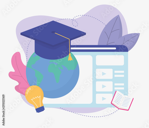world website school education online image