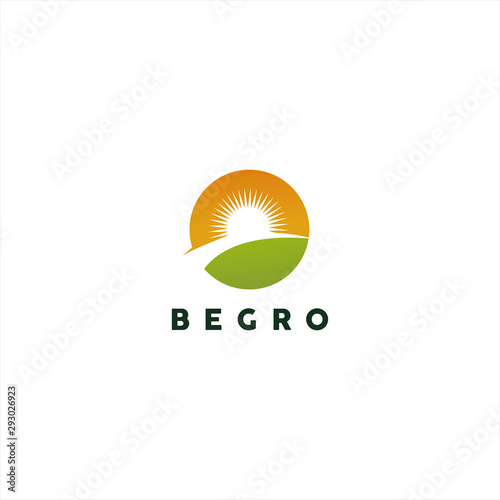Sunrise Circle Logo Design Idea