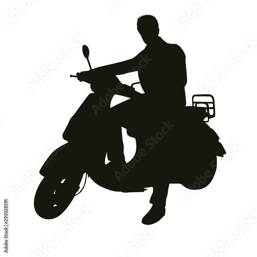 Motorcycle Scooter Silhouette