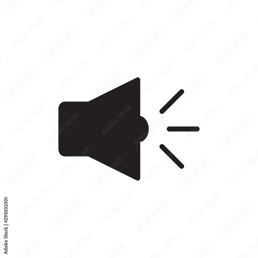 Sound Icon Vector Illustration, music volume symbol. Modern, simple flat vector illustration for web site or mobile app. Sound Icon Vector Illustration, music volume symbol. Modern, simple flat vector illustration for web site or mobile app.