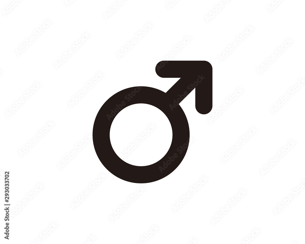 Male icon symbol vector Male icon symbol vector