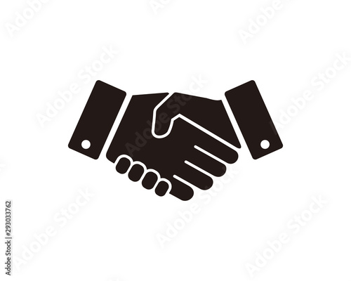 Hand shake icon symbol vector