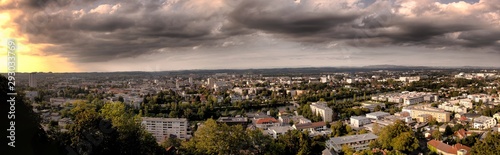 Landscape shot of Wels in Upper Austria