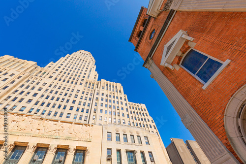 Buffalo City Hall, The 378-foot-tall building is the seat for municipal government, one of the largest and tallest municipal buildings in the United State