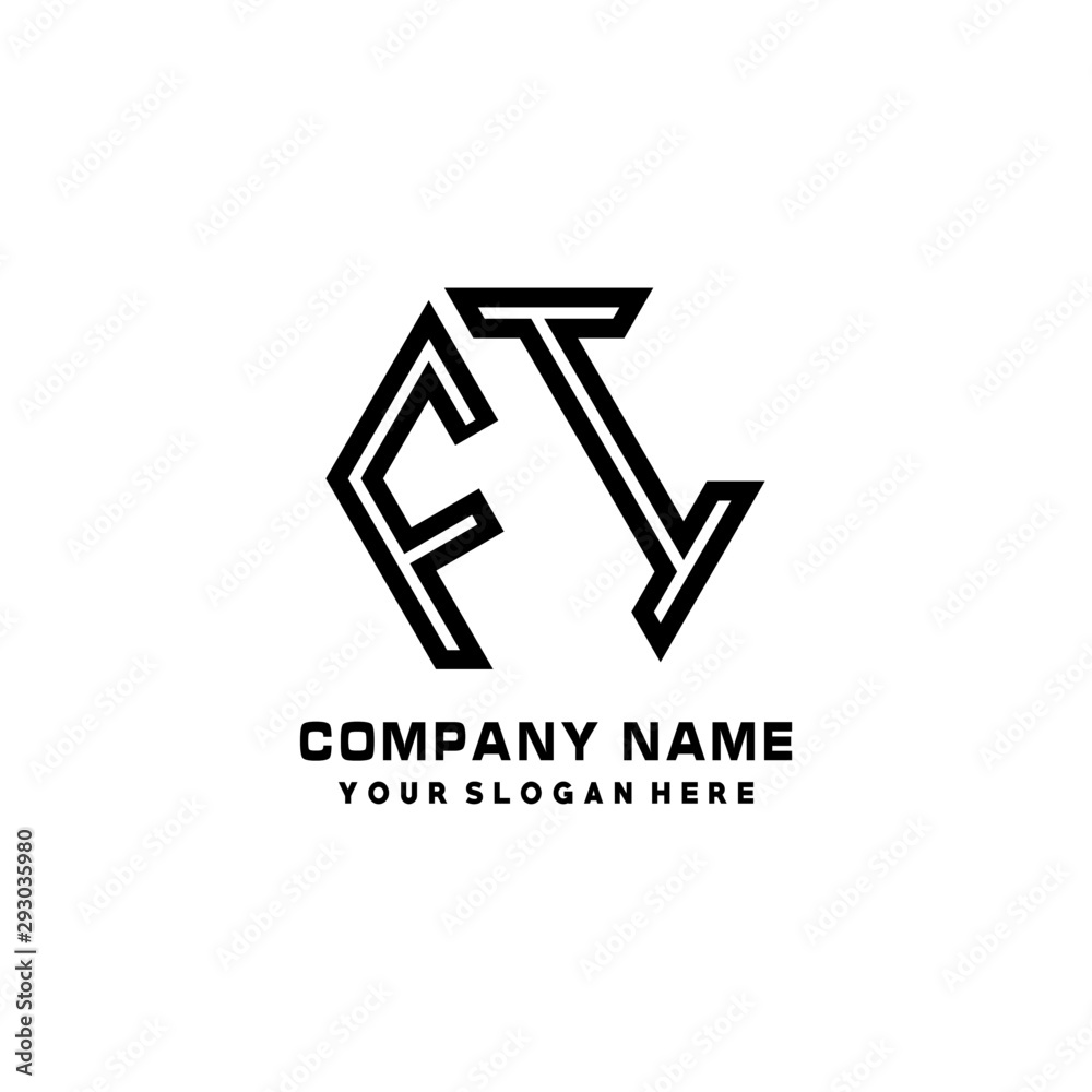 FI initial letters, hexagon logo minimalist art lines, black color FI initial letters, hexagon logo minimalist art lines, black color