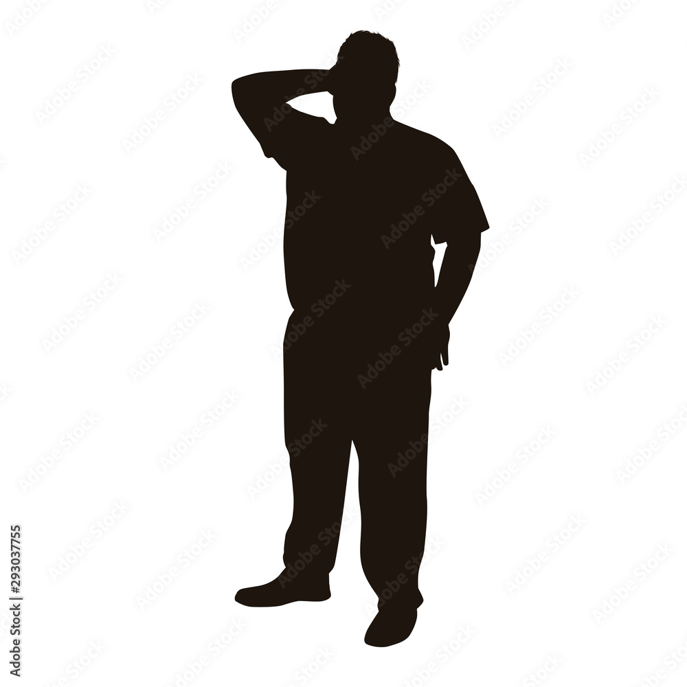 Fat People Silhouette