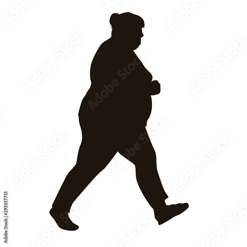Fat People Silhouette
