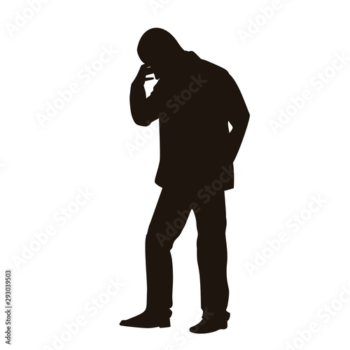 People Are Depressed Or Frustrated Silhouette