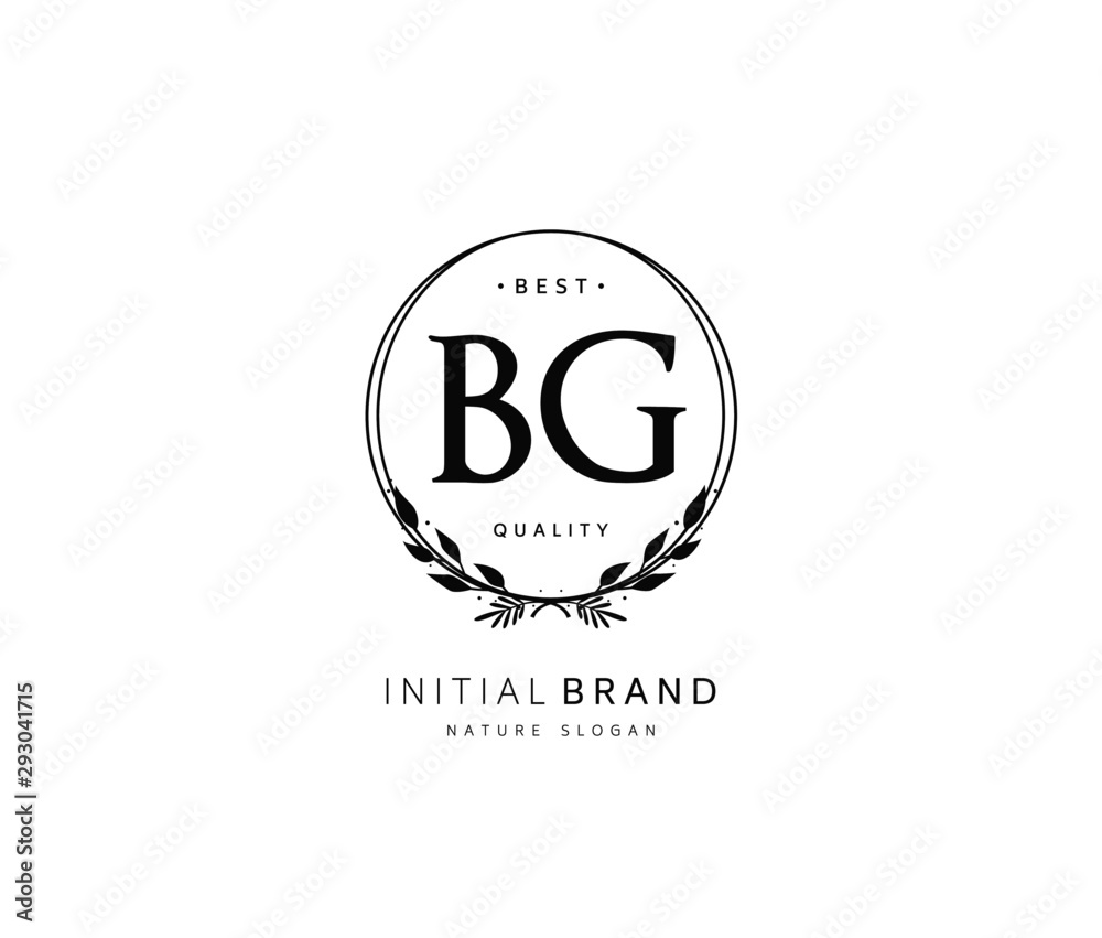 B G BG Beauty vector initial logo, handwriting logo of initial signature, wedding, fashion, jewerly, boutique, floral and botanical with creative template for any company or business. B G BG Beauty vector initial logo, handwriting logo of initial signature, wedding, fashion, jewerly, boutique, floral and botanical with creative template for any company or business.