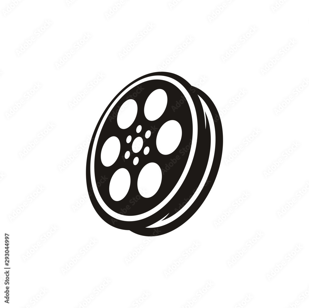 Silhouette negative film roll tapes Stock Vector | Adobe Stock
