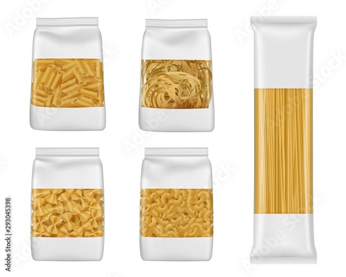 Tela Italian pasta packs of penne, farfalle, spaghetti
