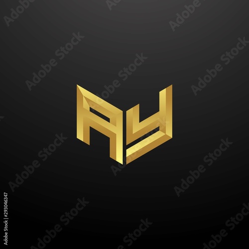 AY Logo monogram 3d version