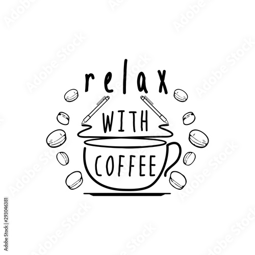 relax with coffee