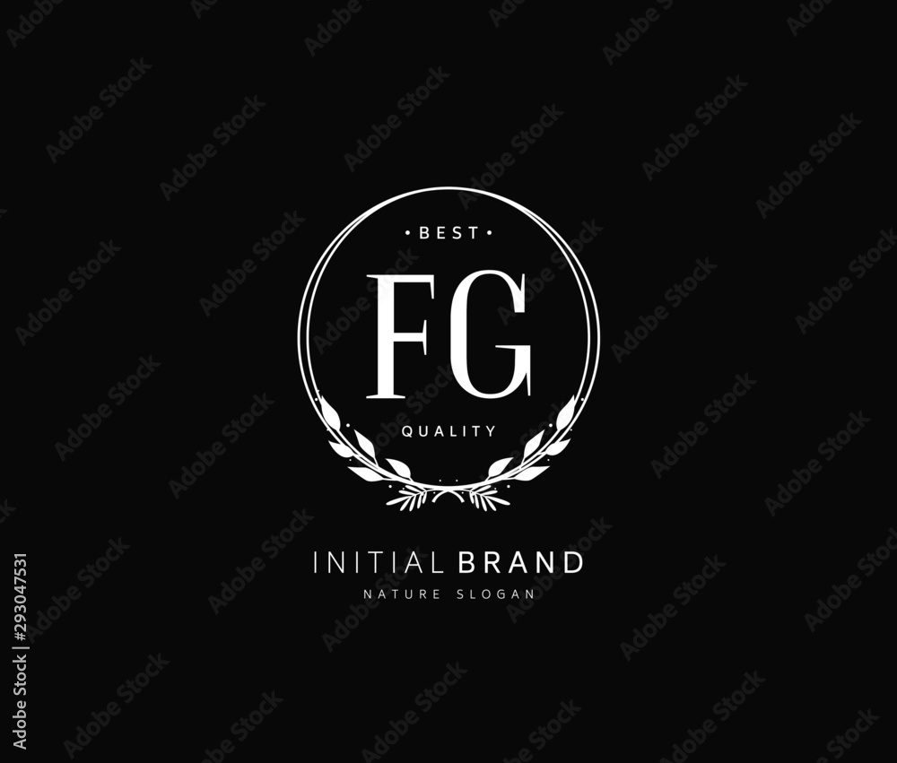 F G FG Beauty vector initial logo, handwriting logo of initial signature, wedding, fashion, jewerly, boutique, floral and botanical with creative template for any company or business. F G FG Beauty vector initial logo, handwriting logo of initial signature, wedding, fashion, jewerly, boutique, floral and botanical with creative template for any company or business.