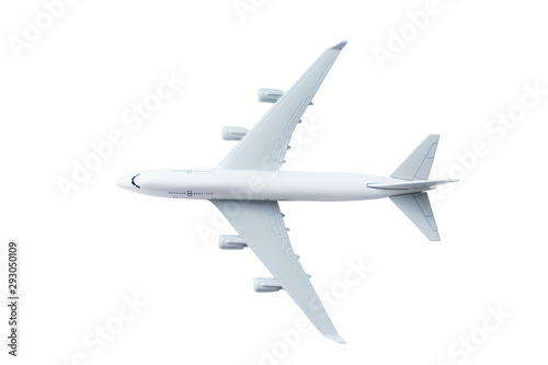 airplane isolated on white background