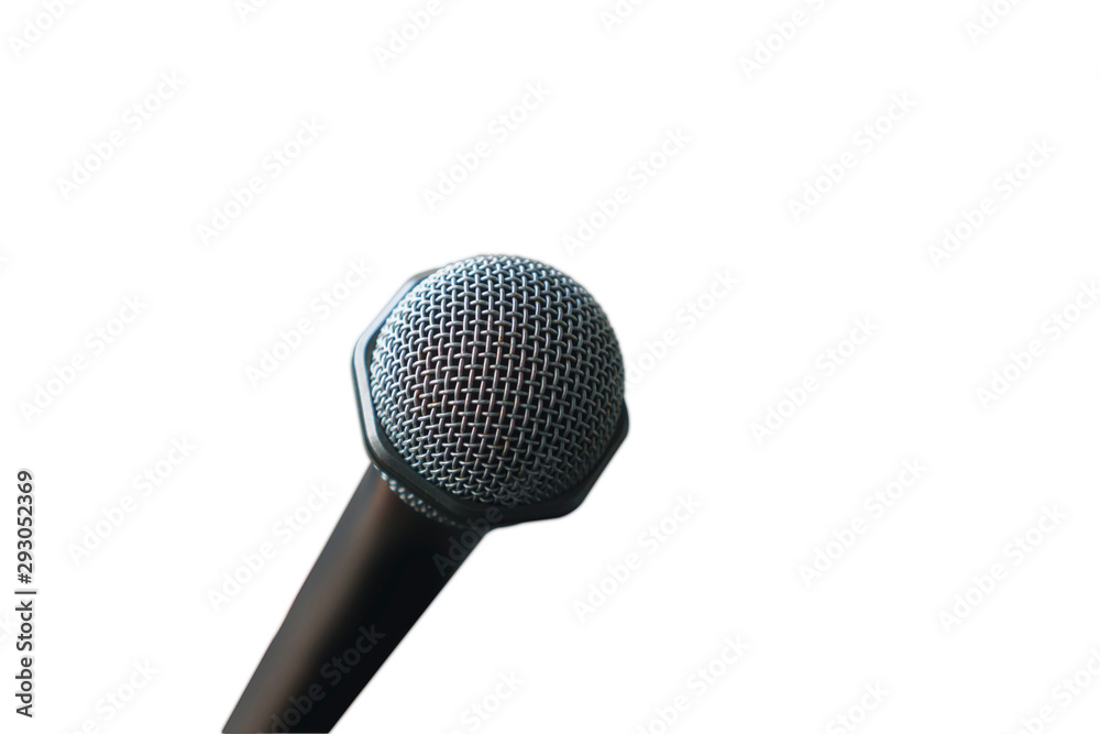 microphone isolated on white background microphone isolated on white background