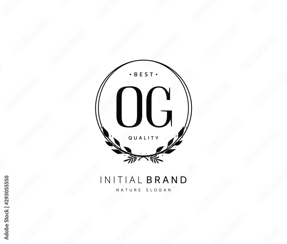 O G OG Beauty vector initial logo, handwriting logo of initial signature, wedding, fashion, jewerly, boutique, floral and botanical with creative template for any company or business. O G OG Beauty vector initial logo, handwriting logo of initial signature, wedding, fashion, jewerly, boutique, floral and botanical with creative template for any company or business.