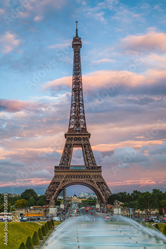 Dramatic Clouds at the Eiffel Tower