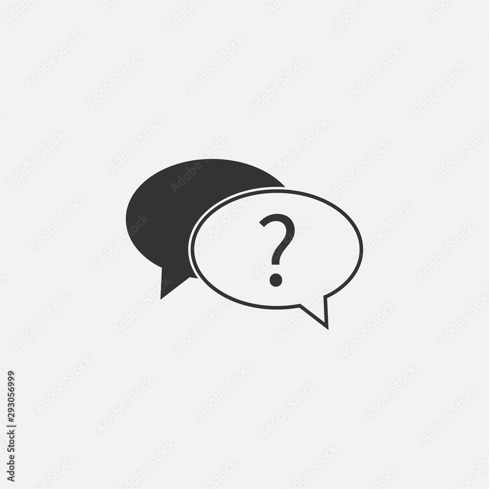 Help, query, question mark, support icon. Vector illustration, flat design. Help, query, question mark, support icon. Vector illustration, flat design.