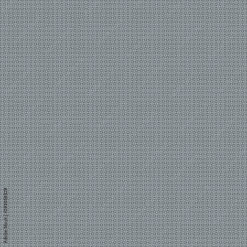 Fototapeta premium Truchet Random Pattern Generative Tile Art background illustration
