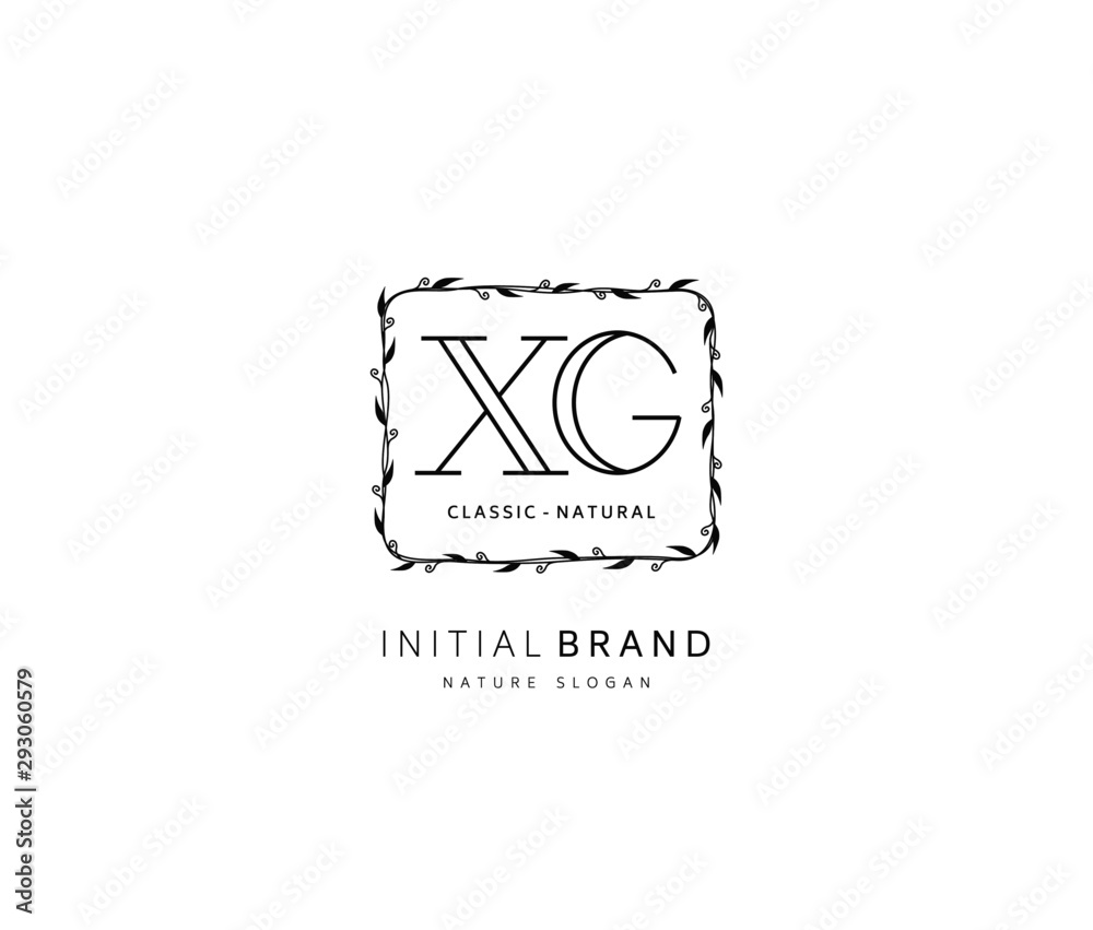 X G XG Beauty vector initial logo, handwriting logo of initial signature, wedding, fashion, jewerly, boutique, floral and botanical with creative template for any company or business. X G XG Beauty vector initial logo, handwriting logo of initial signature, wedding, fashion, jewerly, boutique, floral and botanical with creative template for any company or business.